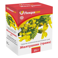 Средство косметическое "Лекра-Сэт" Желтушник трава сухое для ухода за кожей 25г фото