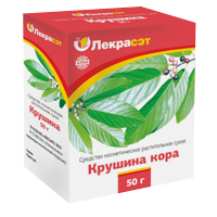 Средство косметическое "Лекра-Сэт" Крушины кора сухое для ухода за кожей 50г фото