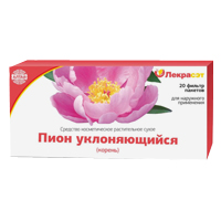 Средство косметическое "Лекра-Сэт" Пион уклоняющийся корень сухое для ухода за кожей 2,0г фото