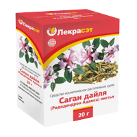 Средство косметическое "Лекра-Сэт" Саган дайля сухое для ухода за кожей 20г фото