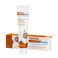 Липобейз Беби гель масло детское от "молочных" корочек 40мл фото