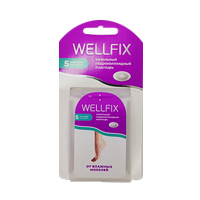 Лейкопластырь мозольный "WellFix" гидроколлоидный от влажных мозолей 4,4х6,9см фото