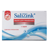 SaliZink мыло для умывания для всех типов кожи 100г фото