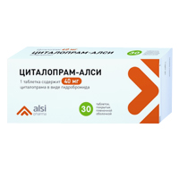 Циталопрам-АЛСИ таблетки 40мг фото