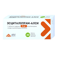 Эсциталопрам-Алси таблетки 5мг фото