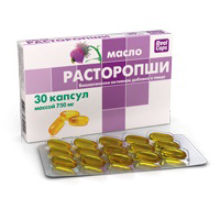 Масло расторопши капсулы массой 750мг фото