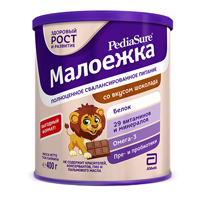 ПедиаШур Малоежка сухая смесь со вкусом шоколада 400г фото