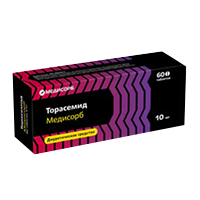Торасемид Медисорб таблетки 10мг фото