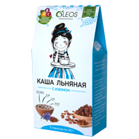 Каша льняная с изюмом "Oleos" 40г фото