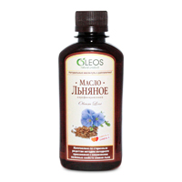Масло льняное "Oleos" жидкость 350мл фото