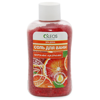 Соль для ванн &quot;Oleos&quot; Цитрусовое настроение 400г фото