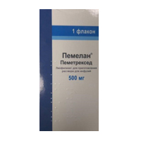 Пемелан лиофилизат для инъекций 500мг фото