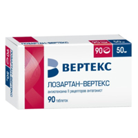 Лозартан-Вертекс таблетки 50мг фото
