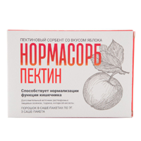 Пектиновый комплекс "Нормасорб Пектин" со вкусом яблока порошок в саше-пакетах по 7г фото