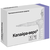 Кепайра-веро таблетки 500мг фото