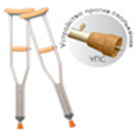 Костыли подмышечные с УПС KJT906A размер S фото