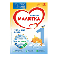 Малютка 1 смесь молочная сухая с пребиотиками 300г фото