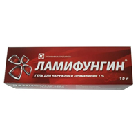 Ламифунгин гель 1% 15г фото