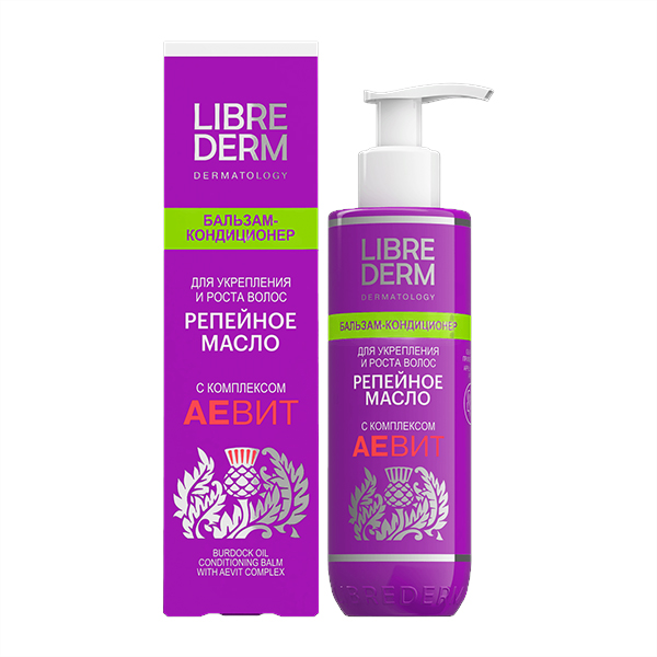 Librederm "Репейное масло" бальзам кондиционер с комплексом Аевит 200мл фото