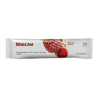 Батончик мюсли "Vitateka" Бруснично-малиновый 30г фото