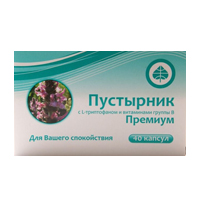Пустырник Премиум (Пустырник с L-триптофаном и витаминами группы B Премиум) капсулы по 0,3г фото