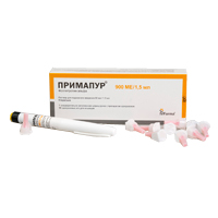 Примапур раствор для инъекций 66мкг/1,5мл (900МЕ) фото