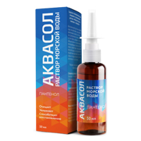 Морская вода и пантенол "АкваСол" раствор 50мл фото