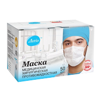 Маска медицинская "Latio" хирургическая противожидкостная фото