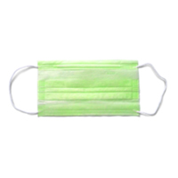 Маска медицинская "Resid" трехслойная на резинке зеленая фото