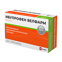 Ибупрофен Велфарм таблетки 200мг фото