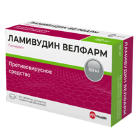Ламивудин Велфарм таблетки 150мг фото