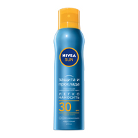 Спрей солнцезащитный "Nivea Sun" "Защита и Прохлада" освежающий SPF30 200мл фото
