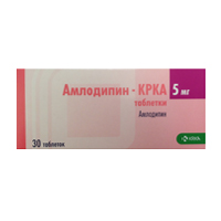 Амлодипин-КРКА таблетки 5мг фото