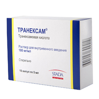 Транексам раствор для инъекций 100мг/мл 5мл фото
