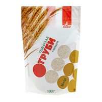 Отруби пшеничные "Лито" с кальцием (молотые) 100г фото