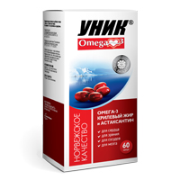 Уник Омега-3 Крилевый жир капсулы 500мг фото