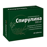 Vitamir (Витамир) "Спирулина 500мг" таблетки 509мг фото