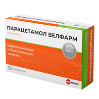 Парацетамол Велфарм таблетки 500мг фото