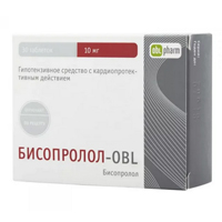 Бисопролол-OBL таблетки 10мг фото