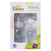 Молокоотсос "Мир детства" ручной с контейнером для молока (19206) фото
