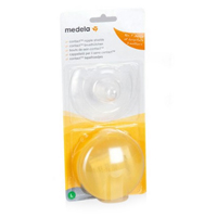 Накладки на грудь "Medela" Контакт силиконовые для кормления размер L фото