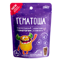 Гематоша пастилки со вкусом колы жевательные мармеладные пастилки массой 4г фото