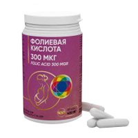 Фолиевая кислота 300мкг капсулы массой 400мг фото