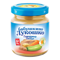 Рагу "Бабушкино лукошко" овощное с говядиной 100г фото