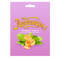 Карамель леденцовая с витамином С со вкусом шалфея с медом 60г фото