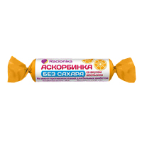 Рационика Аскорбинка без сахара при диабете таблетки со вкусом апельсина 3г фото