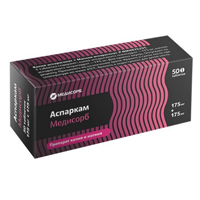 Аспаркам Медисорб таблетки 175мг+175мг фото