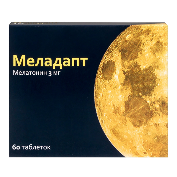Меладапт таблетки 3мг фото