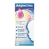Акристил капли внутрь 1мг/мл 20мл фото