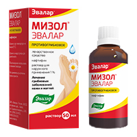 Мизол Эвалар раствор 1% 50мл фото